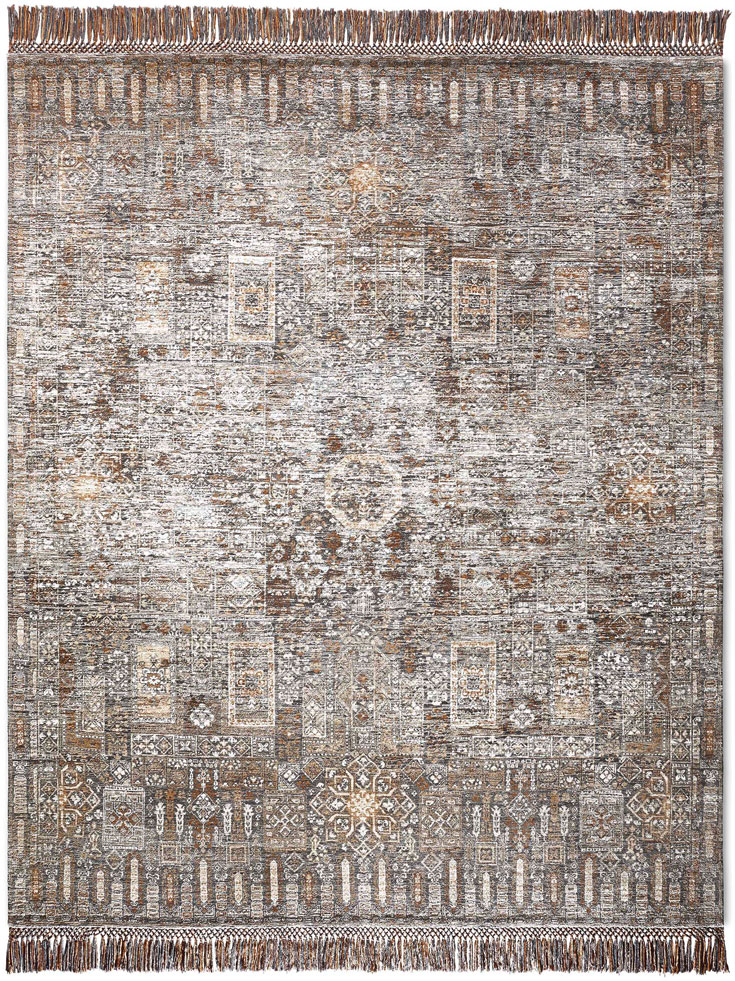 Dywan Agra No. 57 Original on Charcoal | Rozmiar: 170 x 240 cm