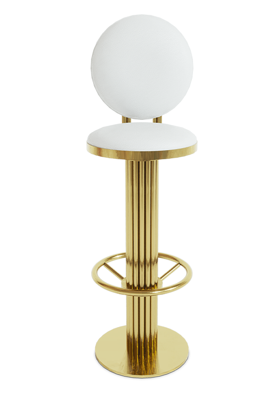 Stołek barowy Keira Round