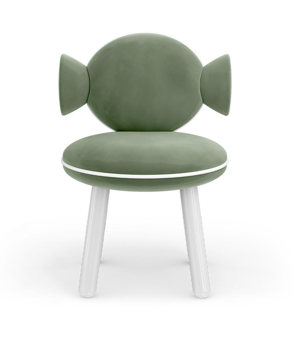 Zielony puf Lollipop