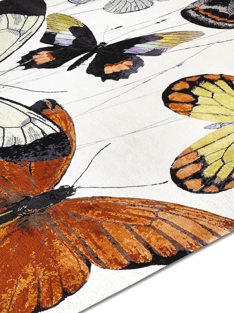 Dywan Butterfly No. 03 Original on White | Rozmiar: 250 x 300 cm