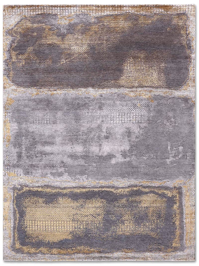 Dywan No. 15 Grass Gold Silver | Rozmiar: 122 × 183 cm
