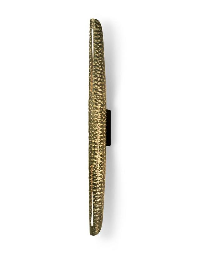 Kinkiet mosiężny ostry