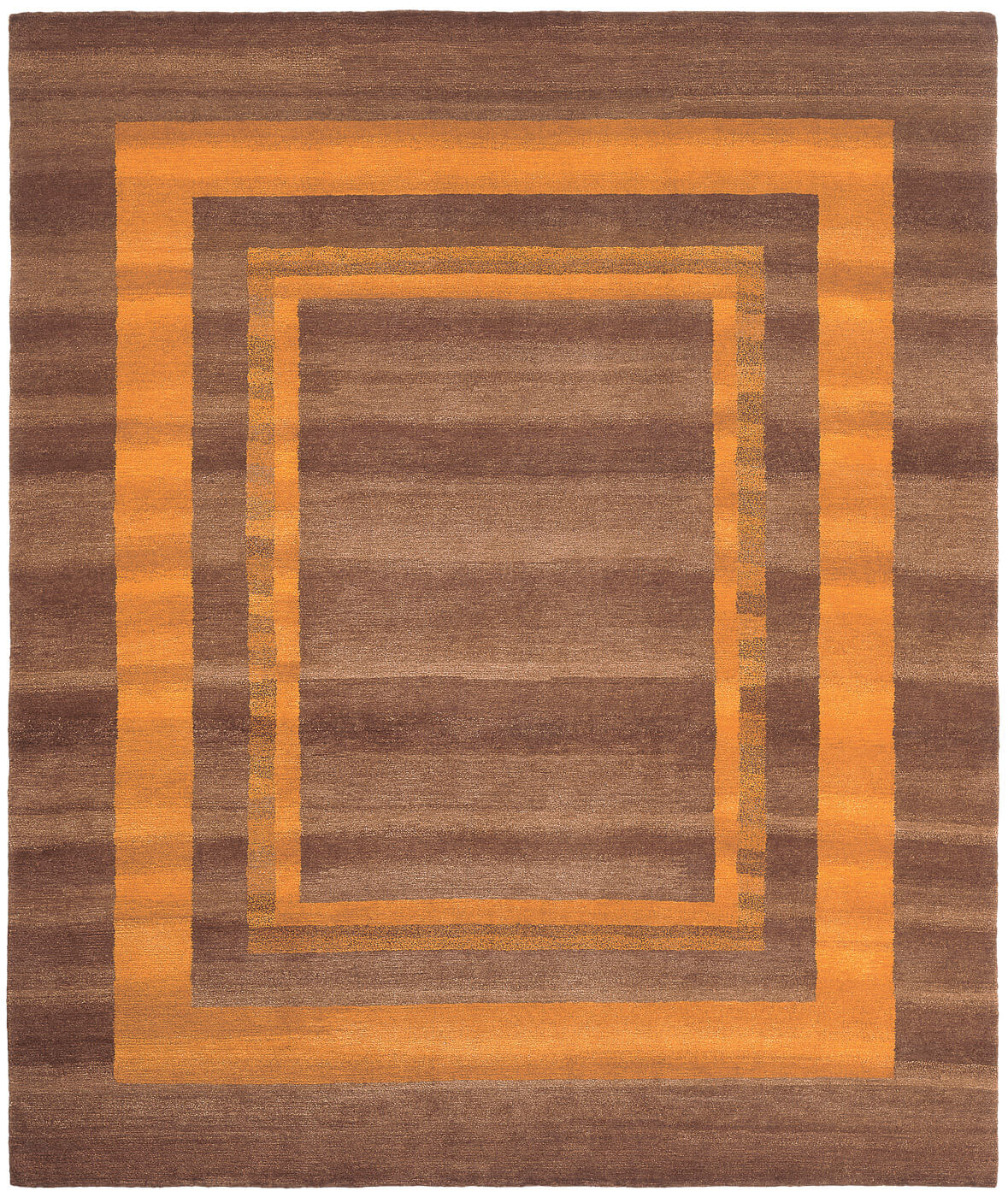 Dywan Gamba Triple Border Brown Orange | Rozmiar: 300 x 400 cm