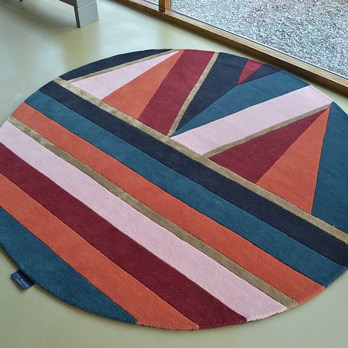 Dywan Okrągły Sahara Burgundy 56105