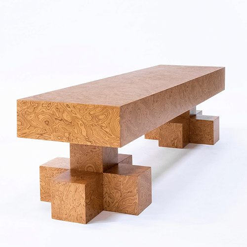 Minimalistyczna Ławka Drewniana