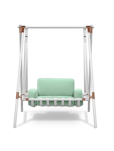 Wiszący huśtawkowy fotel dziecięcy Cozy Cloud