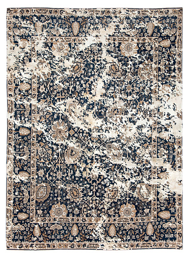 Dywan Tabriz Riverside Sky Black Beige Silk