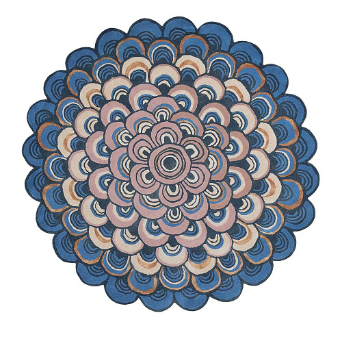 Dywan Masquerade Blue Circle 160008