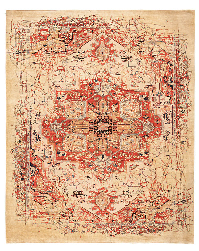 Dywan Serapi Westminster Pleasure Red Beige Silk