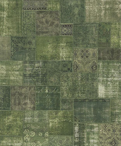 Dywan Green Patchwork