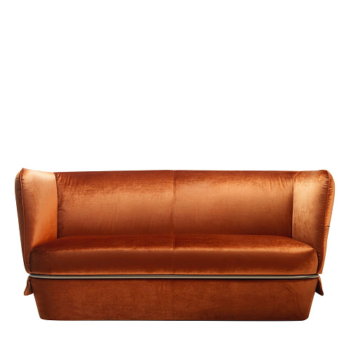 Unikalna pomarańczowa sofa Chemise