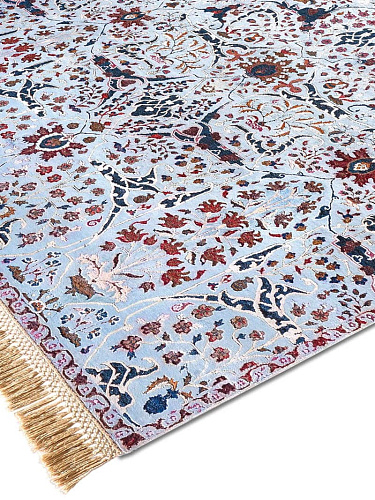 Dywan Teheran Reverse Original on LightBlue