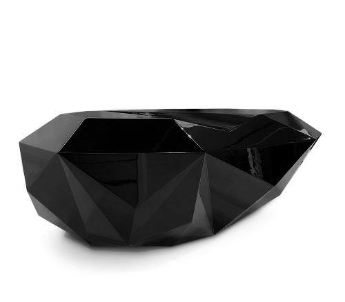 Czarny stolik kawowy Prism