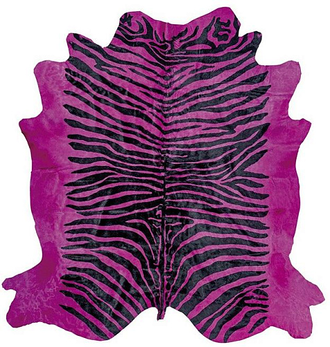 Pink Zebra Naturalna Cowhide
