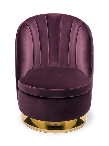 Jednoosobowa sofa Galen – fioletowa