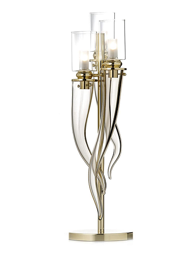 Muranowa lampa stołowa miodowa
