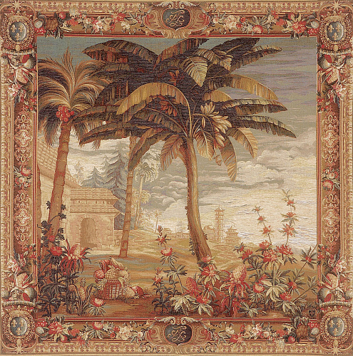 Gobelin The Pineapple Harvest Exotic Landscape