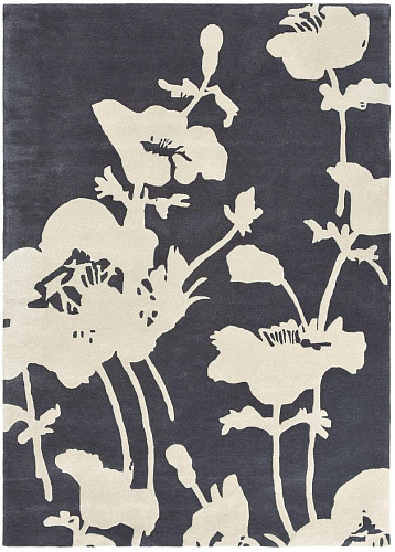 Dywan Floral 300 Charcoal