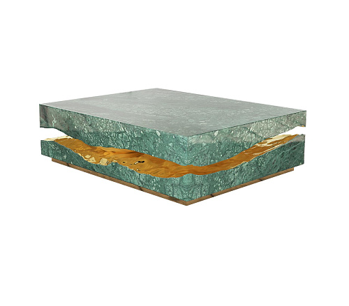 Stolik kawowy Boulder z kamienia Guatemala