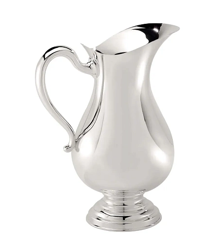 Dzbanek z podstawą posrebrzany