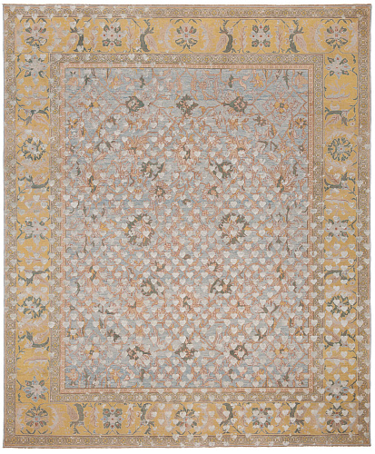 Dywan Ziegler Prince Broken Heart Blue Grey Silk