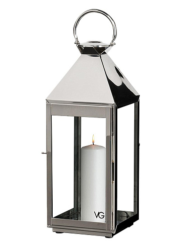 Stalowy lampion ogrodowy