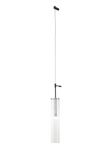 Regulowana lampa wisząca szklana