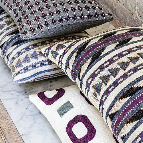 Poduszka Maliana Aubergine 50 × 35