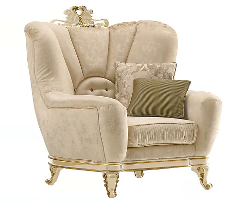 Ekskluzywny fotel z podłokietnikami