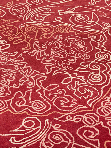 Dywan One-Stroke Red