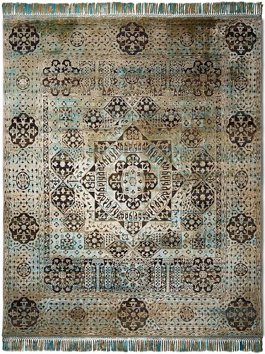 Dywan No. 01 Blue Green Mix