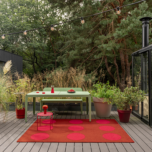 Dywan Uliczny Habitat Festival Dots Red 495800