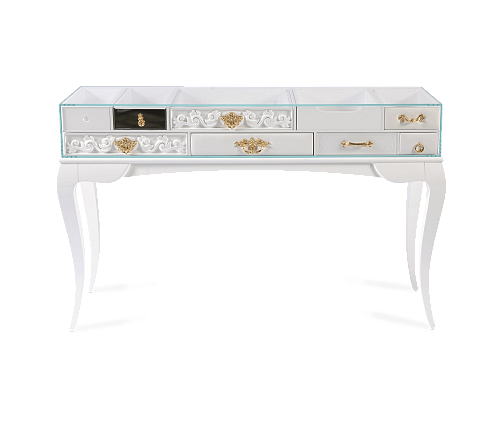 Biała konsola Windsor