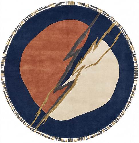 Dywan Lightning Crest Navy