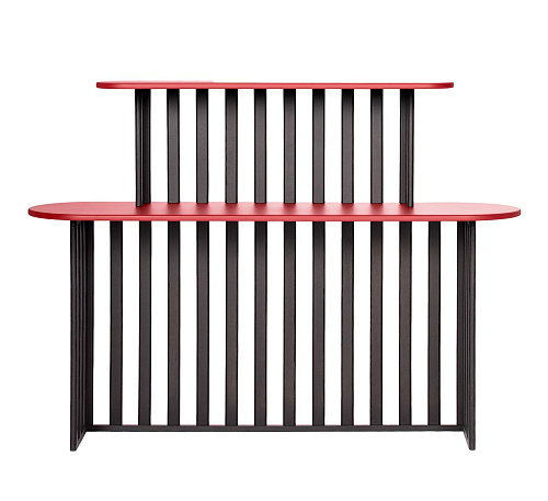 Czarno-Czerwona Dwupoziomowa Konsola