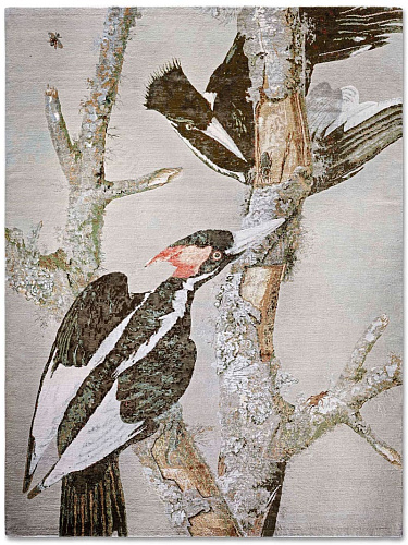 Dywan Two Birds Original on GreySand