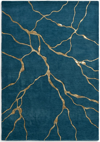 Dywan Golden Veins Blue