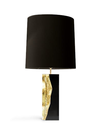 Lampka stołowa Glacier czarna