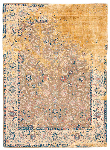 Dywan Agra Westend Rocked Yellow Gold Silk