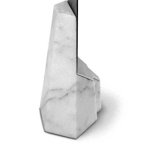 Szary stolik boczny ogrodowy Halo