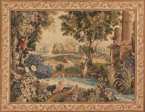 Gobelin Horizontal Greenery with Birds
