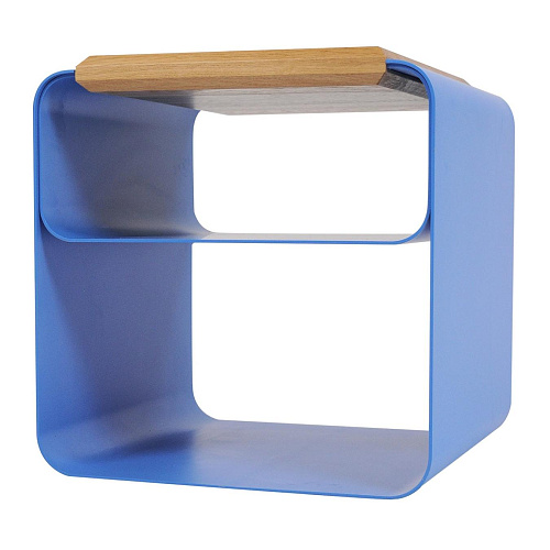 Nowoczesny Drewniano-Metalowy Taboret