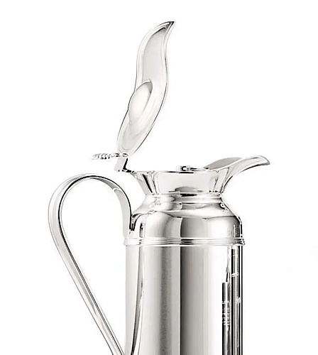 Luksusowy posrebrzany termos