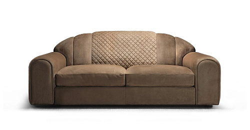 Sofa Comfort z geometrycznym przeszyciem