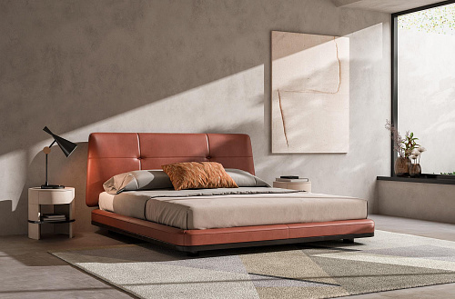 Skórzane łóżko Jackie