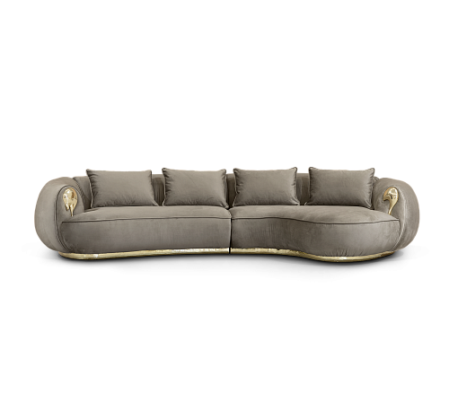 Zakrzywiona sofa Solara Luxe