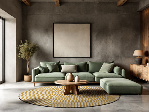 Dywan okrągły Erg 9648