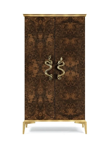 Szafka Nirvana z forniru korzenia orzecha