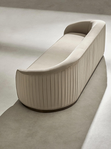 Duża beżowa sofa Abano