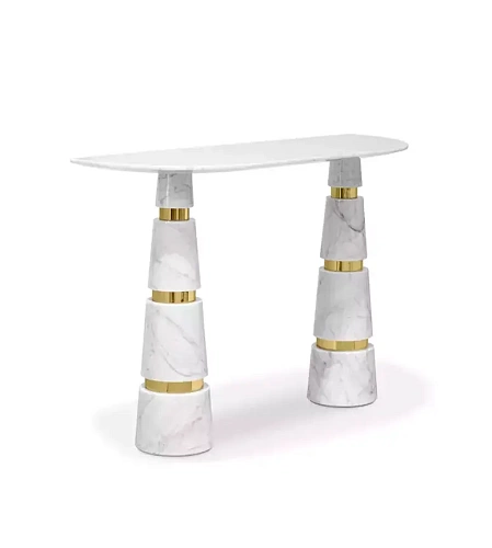 Konsola Avalanche z marmurem Carrara